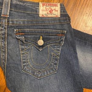 True Religion, size 27 boot cut jean